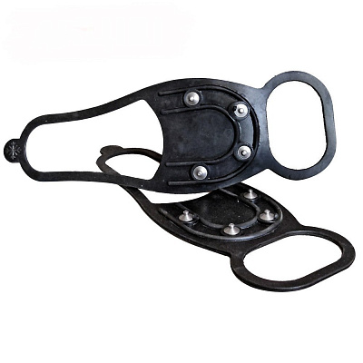 Противоскользящие насадки на обувь Ледоходы Мини 4+4 шипа, размер 29-36