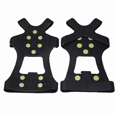 Противоскользящие насадки на обувь Ледоходы Проф Ex XL 10+10 шипов, размер 43-50